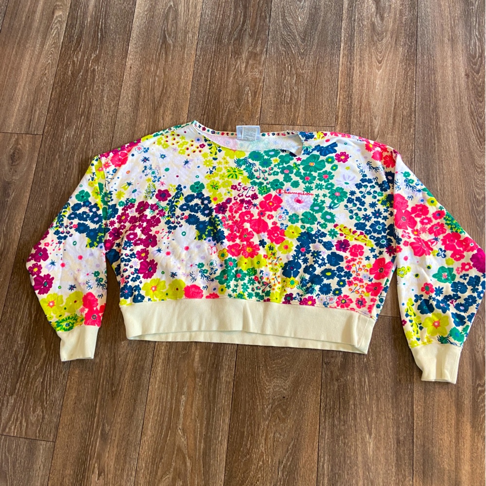 Champion floral sweater